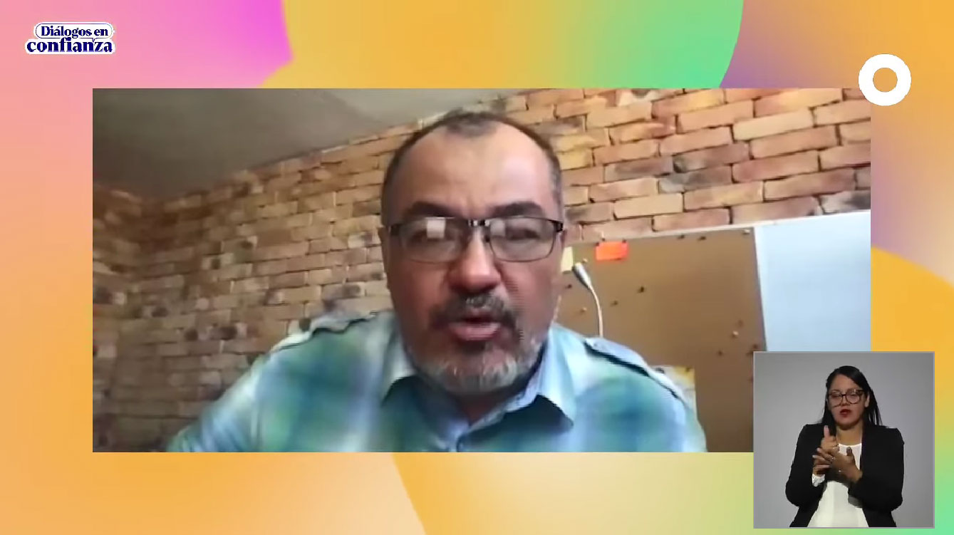 consejero Omar Vielma Luna en el programa Diálogos en confianza